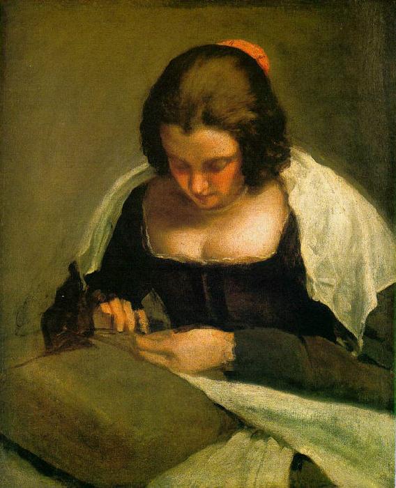 Diego Velazquez The Needlewoman oil painting image